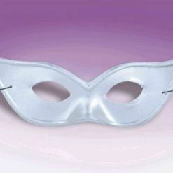 Forum Novelties EVERYDAY IS HALLOWEEN Harlequin Mask - Silver