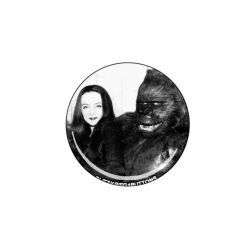 Goblinko Morticia Addams With Gorilla - Small Button