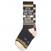 Gumball Poodle "It's Always OK To Buy More Books" Unisex Crew Socks 2 Gumball Poodle "It's Always OK To Buy More Books" Unisex Crew Socks