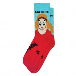 Gumball Poodle Divine "Eat Shit!" Unisex Crew Socks ACCESSORIES