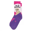 Gumball Poodle Divine "I'm So Beautiful" Unisex Crew Socks ACCESSORIES