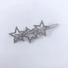 Clear Color Accessories Jeweled Stars Hair Clip