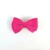 Naked City Clothing Ribbon Bow Hair Clip In Hot Pink