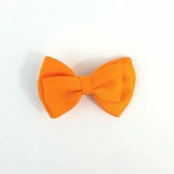 Naked City Clothing Ribbon Bow Hair Clip In Orange ACCESSORIES