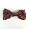 Naked City Clothing Sequin Bow Hair Clip In Brown