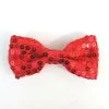 Naked City Clothing Sequin Bow Hair Clip In Red ACCESSORIES