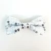 Naked City Clothing Sequin Bow Hair Clip In Silver
