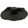 Too Too Hat 9.5" Wide Wired Brim Sun Hat In Black ACCESSORIES