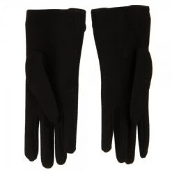 Jeanne Simmons Black Gloves With Frog Fastener