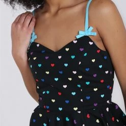 Hell Bunny True Love 50s Dress - Size XS