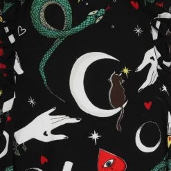 NEW ARRIVALS Good Fortune Mini Dress By Hell Bunny 10 NEW ARRIVALS Good Fortune Mini Dress By Hell Bunny