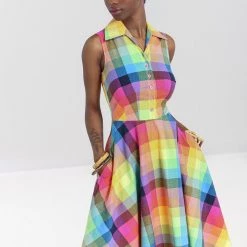 Lucia 50s Shirtwaist Dress By Hell Bunny