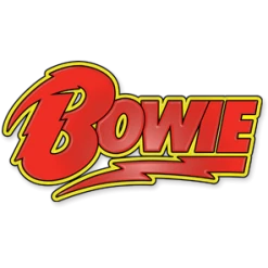 Impact Merchandising Bowie Logo Enamel Pin EVERYTHING ELSE