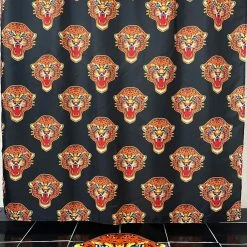 EVERYTHING ELSE Jaguar Shower Curtain By Sourpuss