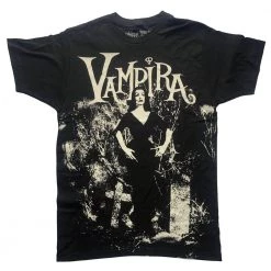 Kreepsville 666 Vampira Cemetery Mist T-Shirt - Size S