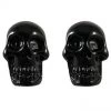 Kreepsville 666 ACCESSORIES Skull Post Earrings - Black