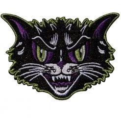 Kreepsville 666 Kattitude Cat Head Patch