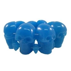 Kreepsville 666 Skull Collection Bracelet Blue Glow In The Dark ACCESSORIES