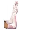 Leg Avenue Opera Length Satin Gloves In Light Pink ACCESSORIES
