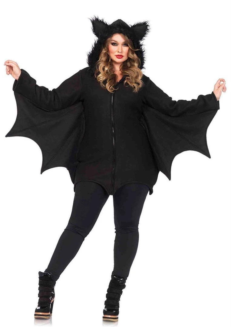 Leg Avenue Cozy Bat Hooded Dress APPAREL 7 Leg Avenue Cozy Bat Hooded Dress APPAREL