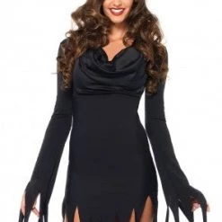 Naked City Halloween Sales 11 Leg Avenue Cowl Neck Tattered Dress - Size Small/Medium