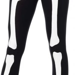 Leg Avenue Black Glow-In-The-Dark Skeleton Catsuit