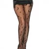 Leg Avenue Black Celestial Net Tights