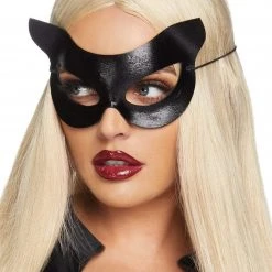 Naked City Halloween Sales 15 Leg Avenue Black Vinyl Cat Mask