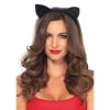 Leg Avenue Black Cat Ears Headband ACCESSORIES