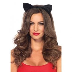 Leg Avenue Black Cat Ears Headband ACCESSORIES