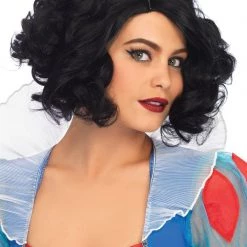 Naked City Halloween Sales 23 Leg Avenue Curly Black Bob Wig ACCESSORIES