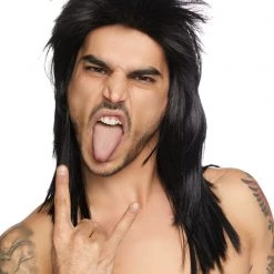 Leg Avenue ACCESSORIES Unisex Rockstar Wig In Black