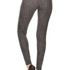 LOVE IT Herringbone Print Leggings