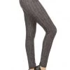 LOVE IT Herringbone Print Leggings - Plus APPAREL