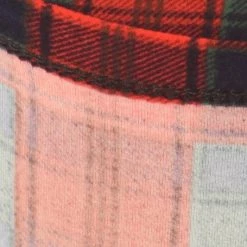 Awesome J Red & Green Plaid Leggings APPAREL