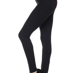 2NE1 Apparel Black High Waist Leggings - Plus