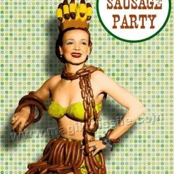 Magik Missile Sausage Party Greeting Card