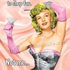 Magik Missile Hard To Shop For... Birthday Card