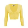 MAK Cropped Cardigan Custard APPAREL