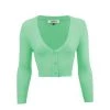 MAK Cropped Cardigan Mint