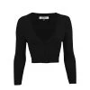 MAK Cropped Cardigan Black APPAREL