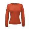 MAK Retro Crew Neck Sweater Clay Orange APPAREL
