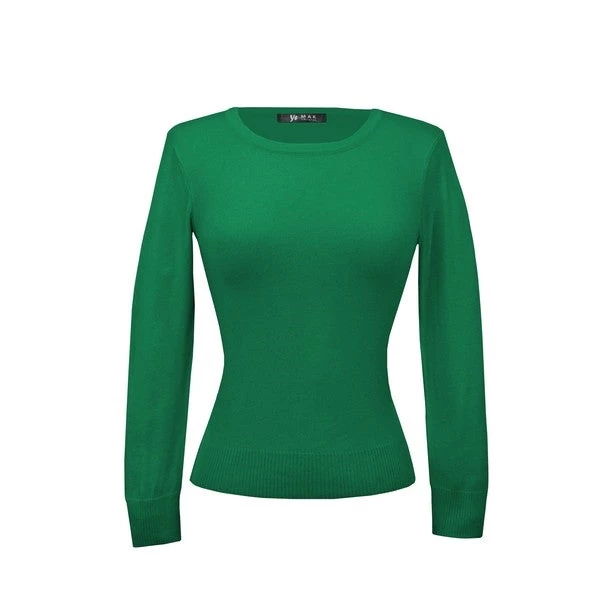 MAK Retro Crew Neck Sweater Green APPAREL 3 MAK Retro Crew Neck Sweater Green APPAREL