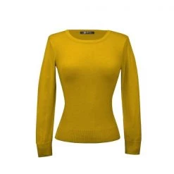 MAK Retro Crew Neck Sweater Honey