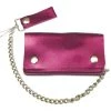 Mascorro 6" Glitter Vinyl Chain Wallet In Purple ACCESSORIES