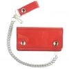 Mascorro 6" Glitter Vinyl Chain Wallet In Red ACCESSORIES