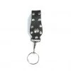 Mascorro Leather Black Studded Leather Keychain