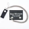 Mascorro ACCESSORIES Bad Mother Fucker! Tri-fold Chain Wallet