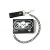 Mascorro Leather Bat Wing Skull Tri-fold Chain Wallet NEW ARRIVALS