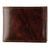 Mascorro Leather Antiqued Brown Leather Billfold Wallet ACCESSORIES